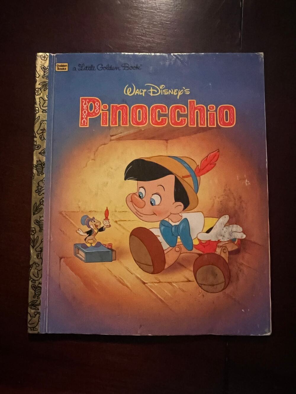 A Little Golden Book "Pinocchio" Picture Book Bedtime Story Reader Kids Book